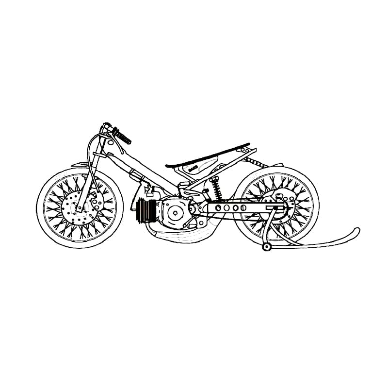 Gambar gratis Motor Drag