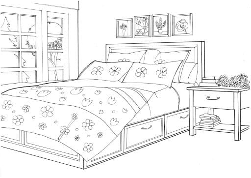 Kamar Tidur Bergaya Provencal