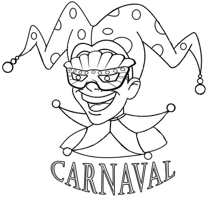 Karnaval badut bahagia