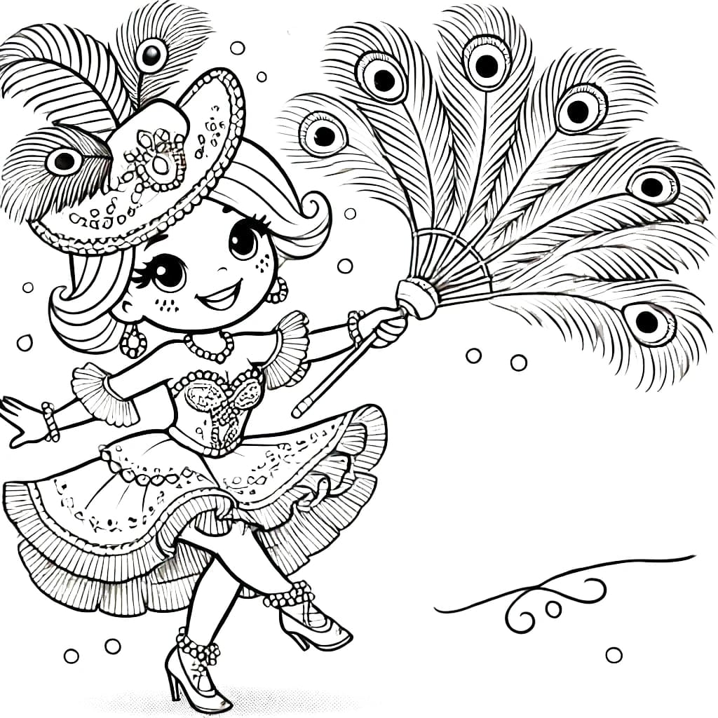 Karnaval gadis cantik