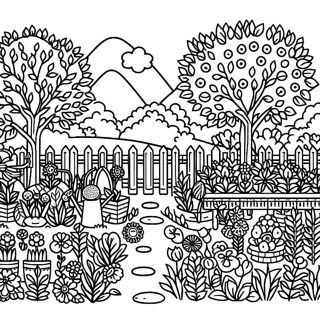 Kebun yang damai