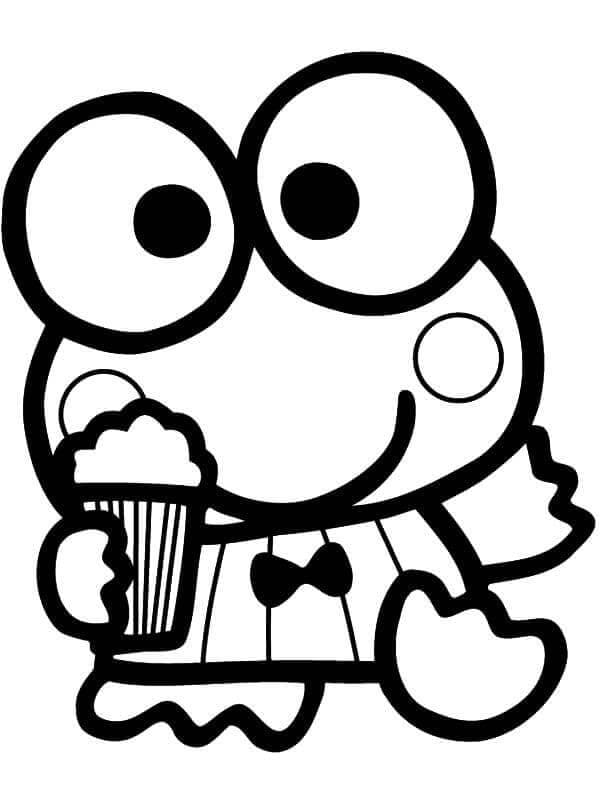 Keroppi Makan Popcorn