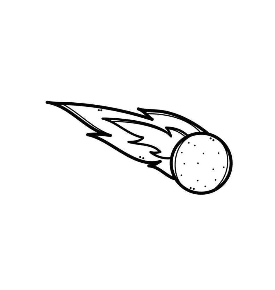 Menggambar Meteor
