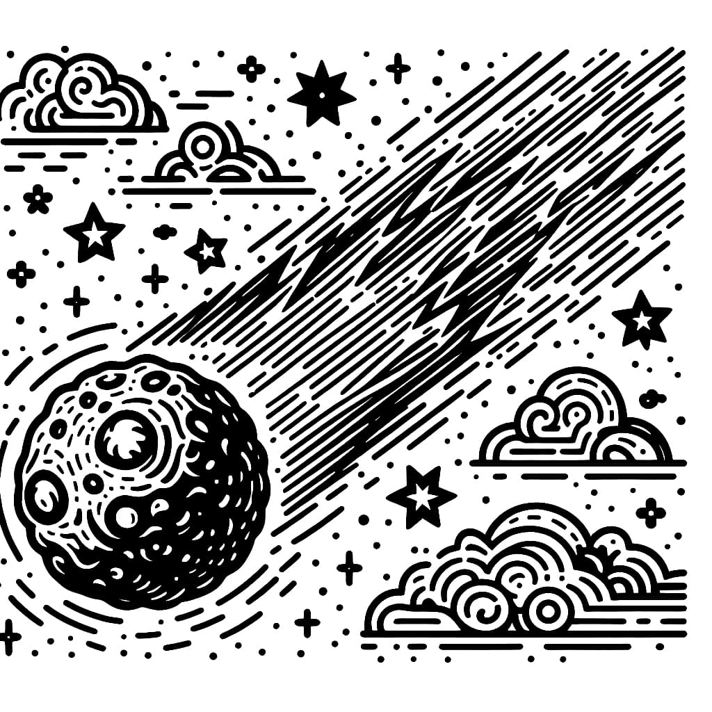 Meteor dan awan