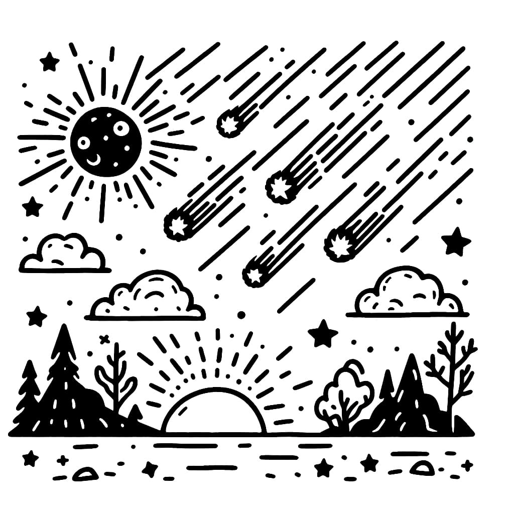 Meteor dan matahari