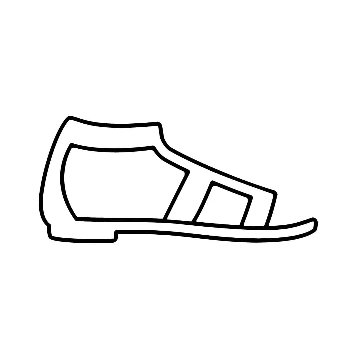 Sandal untuk cetak