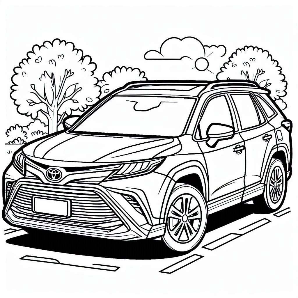 Toyota dan pohon