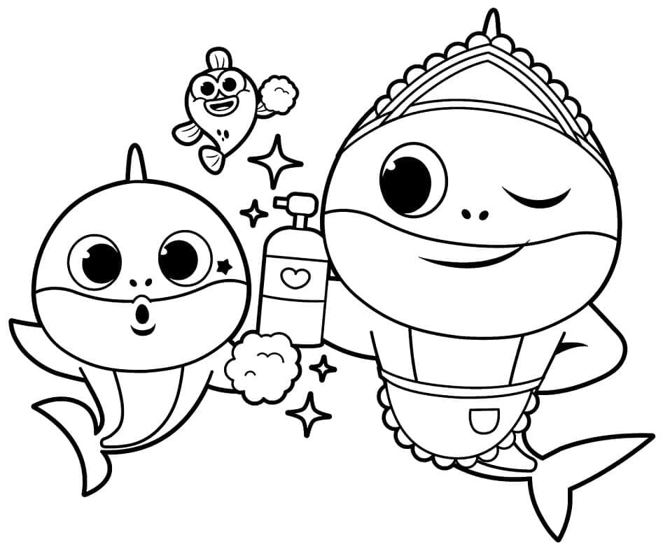 Baby Shark dan Ibu Hiu