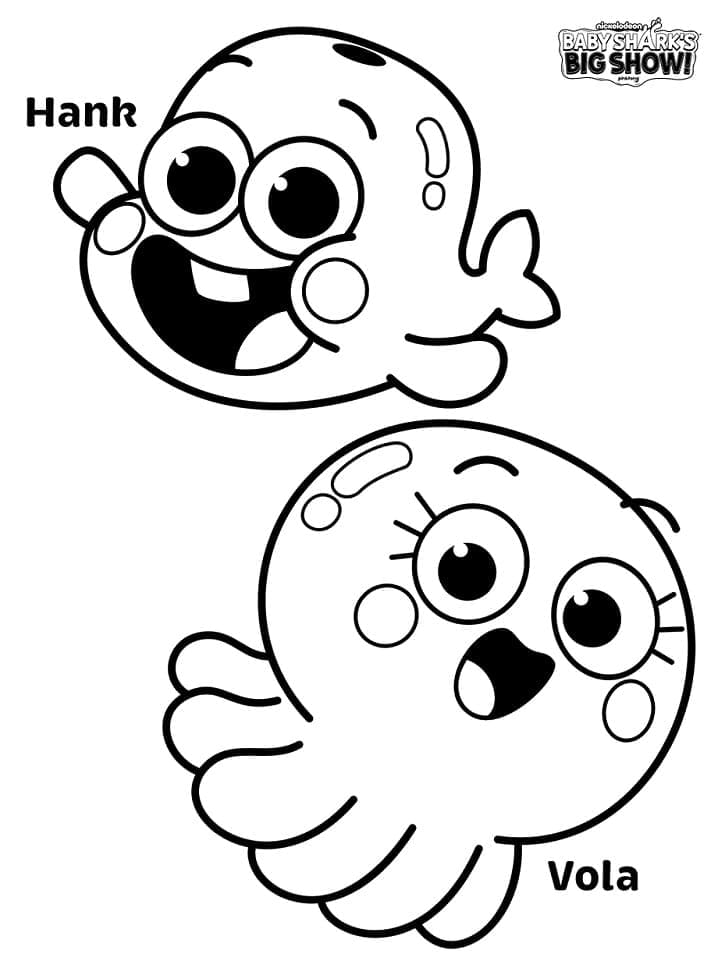 Hank dan Vola dari Baby Shark