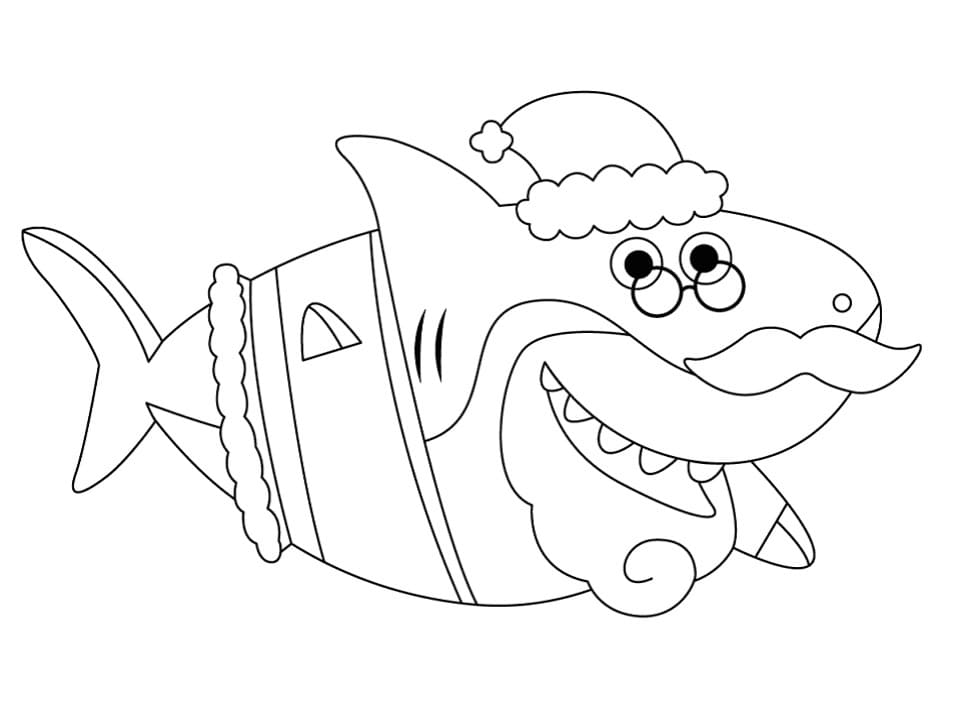 Hiu Santa dari Baby Shark