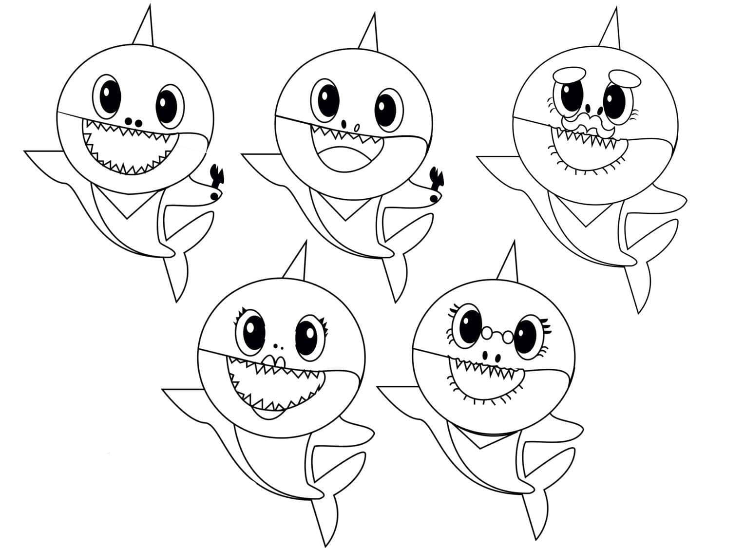 Keluarga Baby Shark Lucu