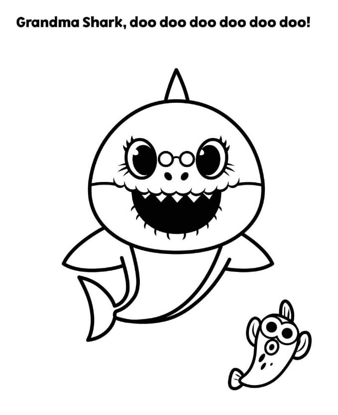 Nenek Hiu dari Baby Shark
