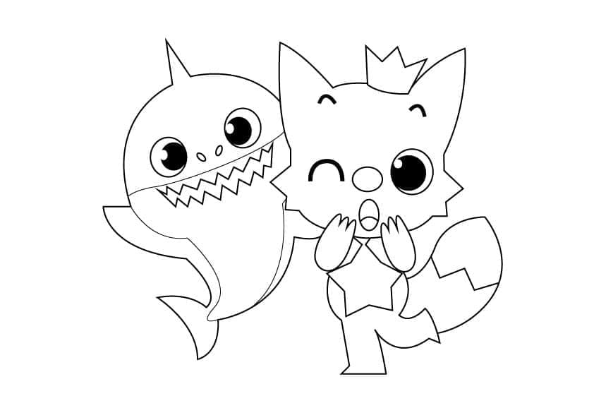 Pinkfong yang dapat dicetak dan Baby Shark