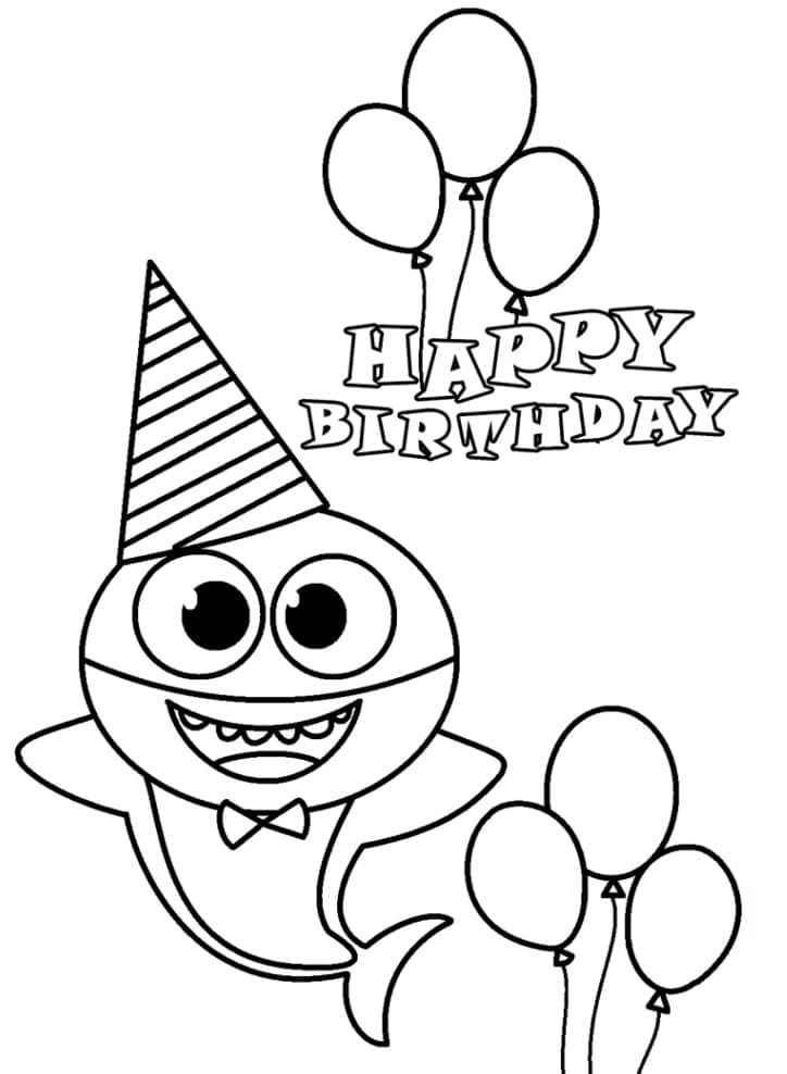 Selamat ulang tahun Baby Shark