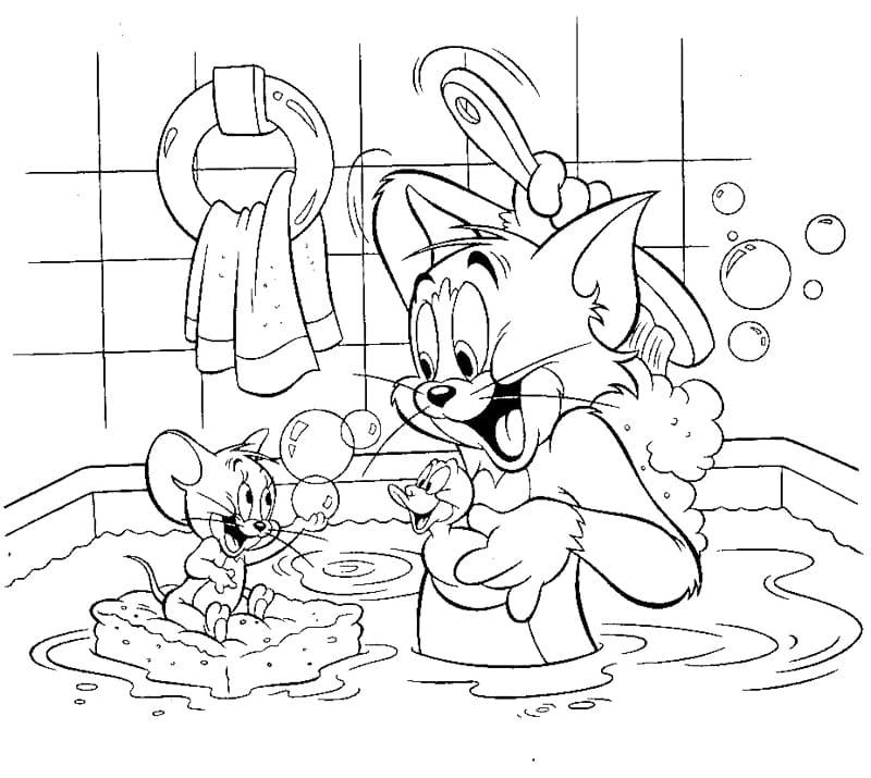 Tom di Kamar Mandi