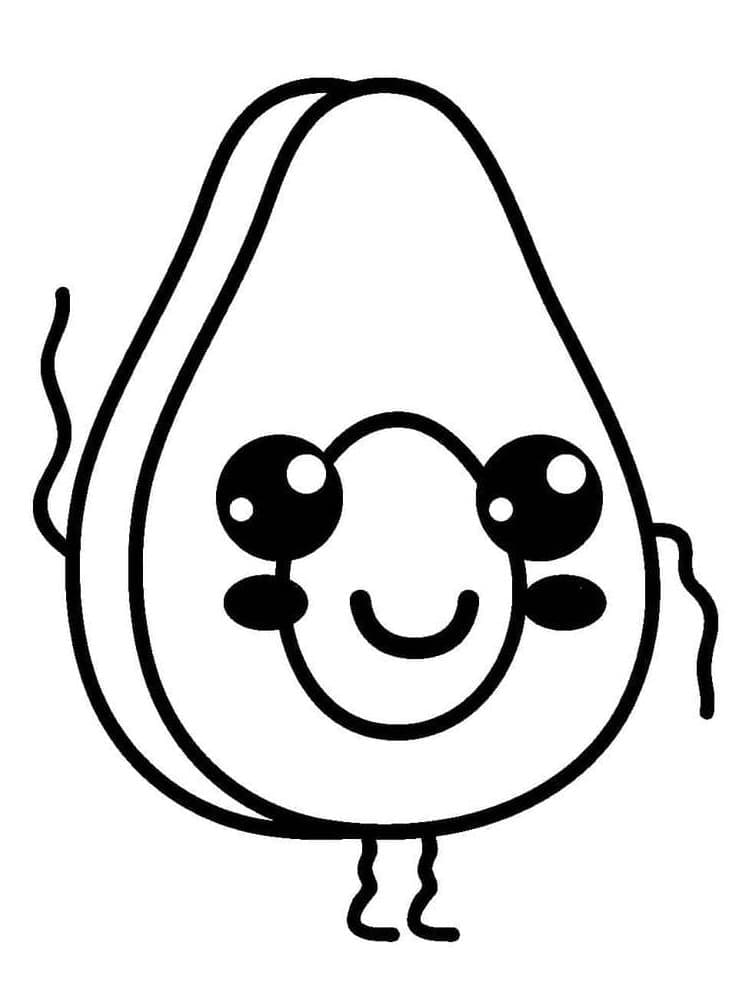 Alpukat kawaii