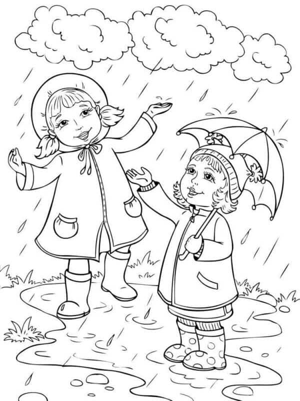 Musim hujan dua anak
