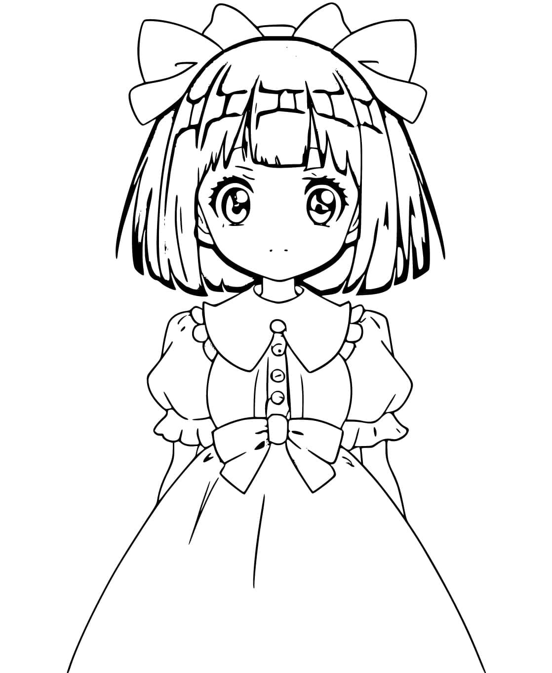 Gadis Anime Kecil Itu Lucu