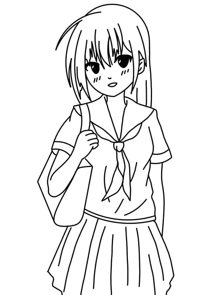 Gadis Anime Sekolah