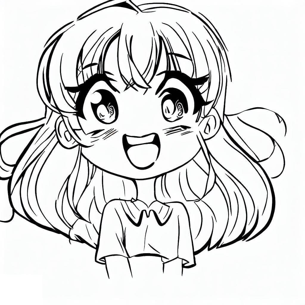 Gadis Anime Tertawa