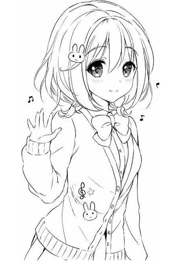 Gadis Anime yang Menggemaskan