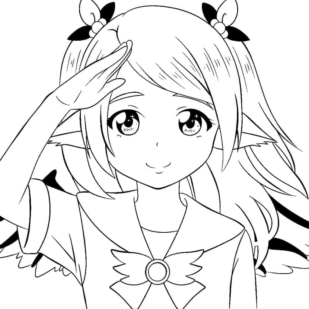 Gadis Anime yang Sangat Lucu