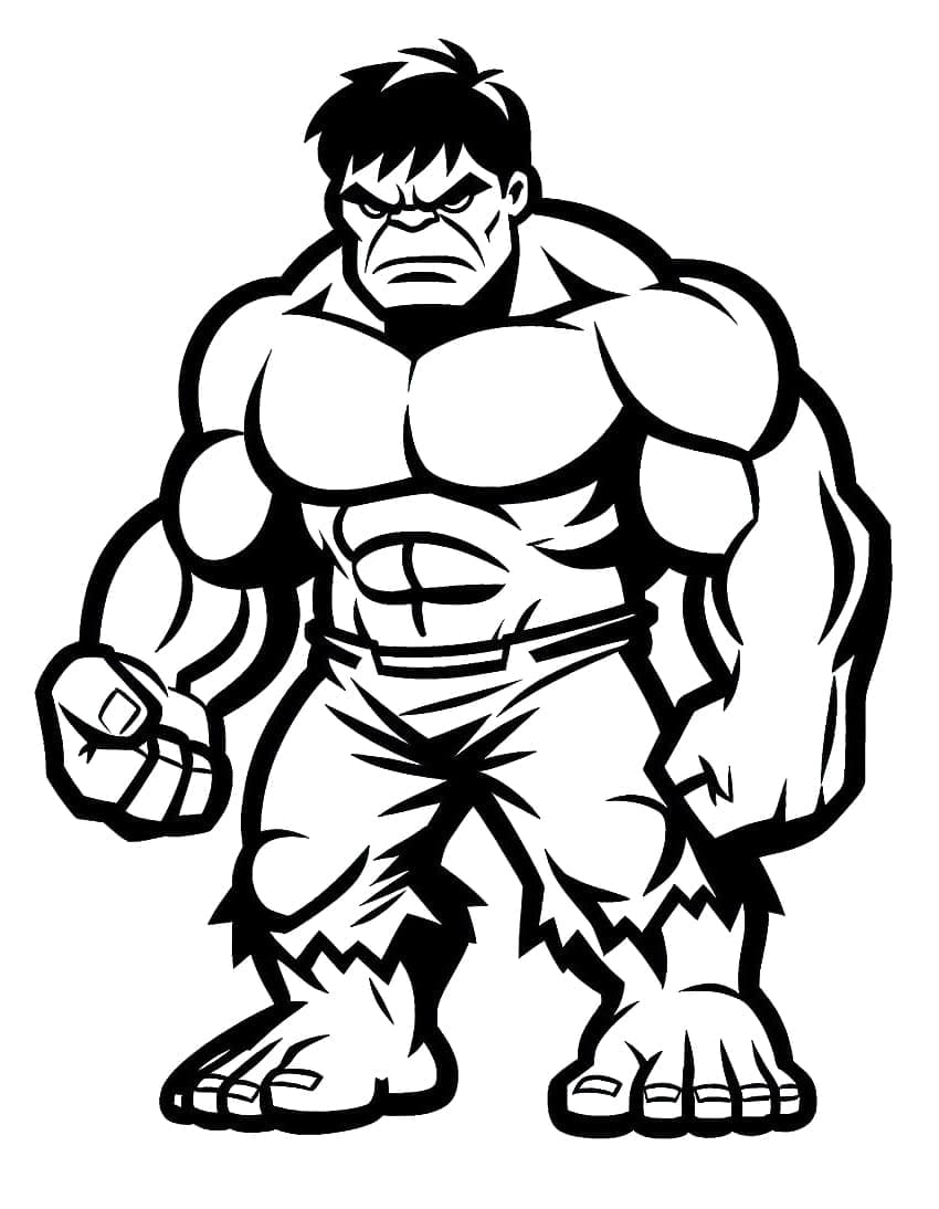 Gambar Hulk yang Marah