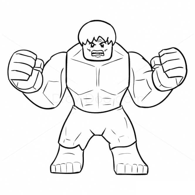 Gambar Lego Hulk