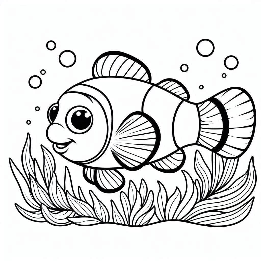 Ikan Badut yang Lucu