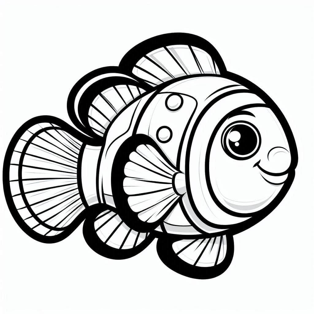 Ikan Badut yang Sangat Lucu