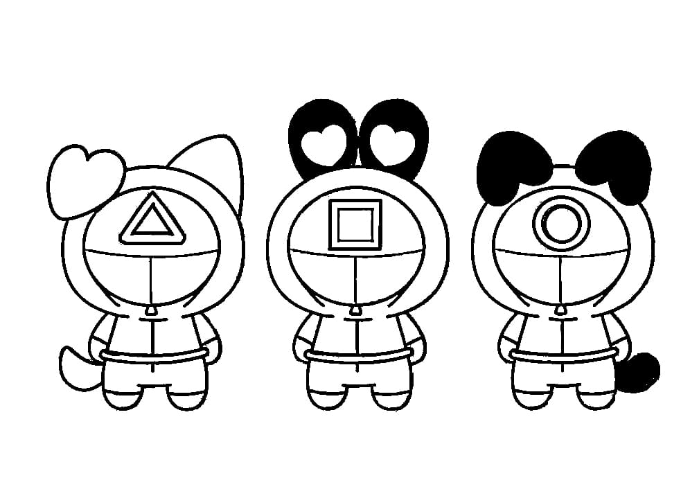 Kartun Lucu Squid Game