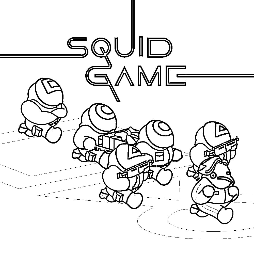 Kartun Squid Game