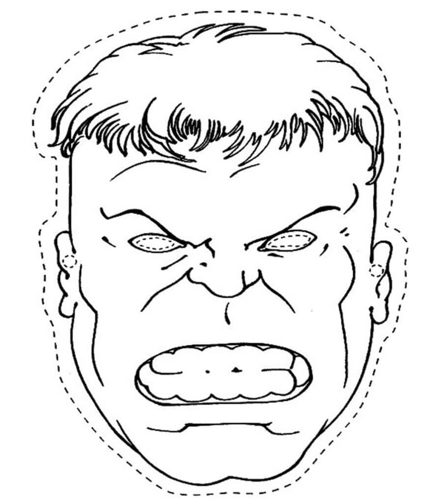 Kepala Hulk yang Marah