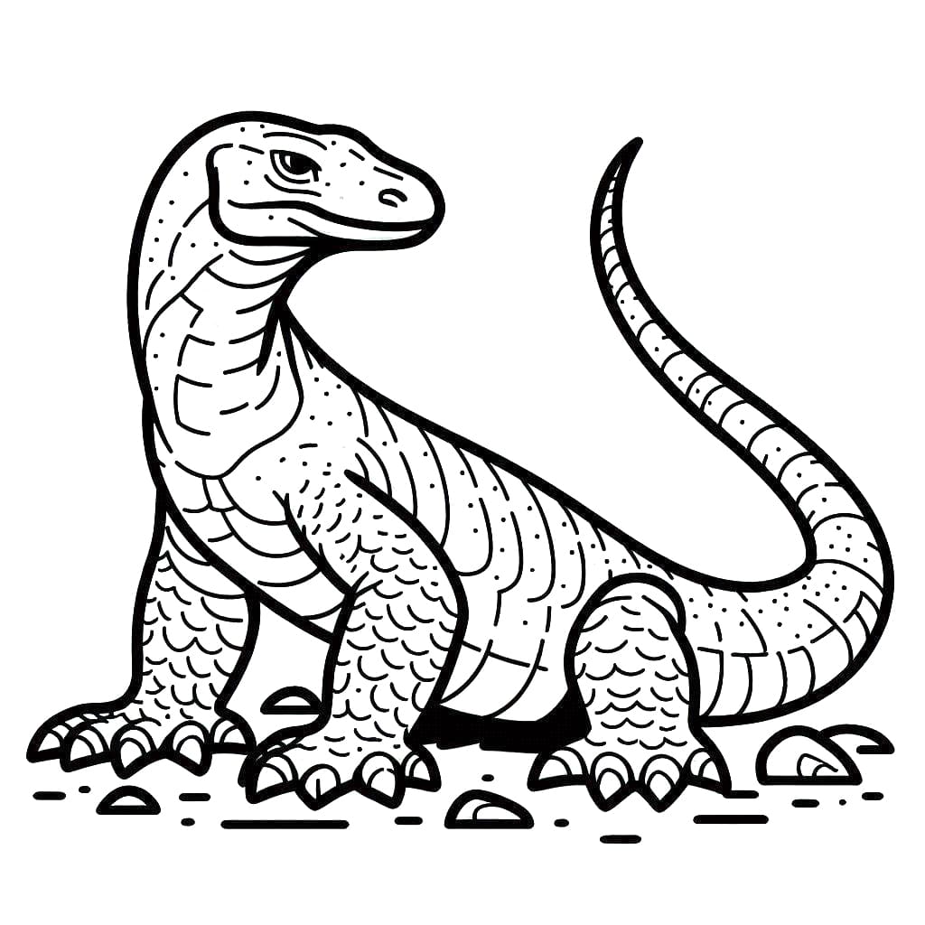 Komodo dewasa