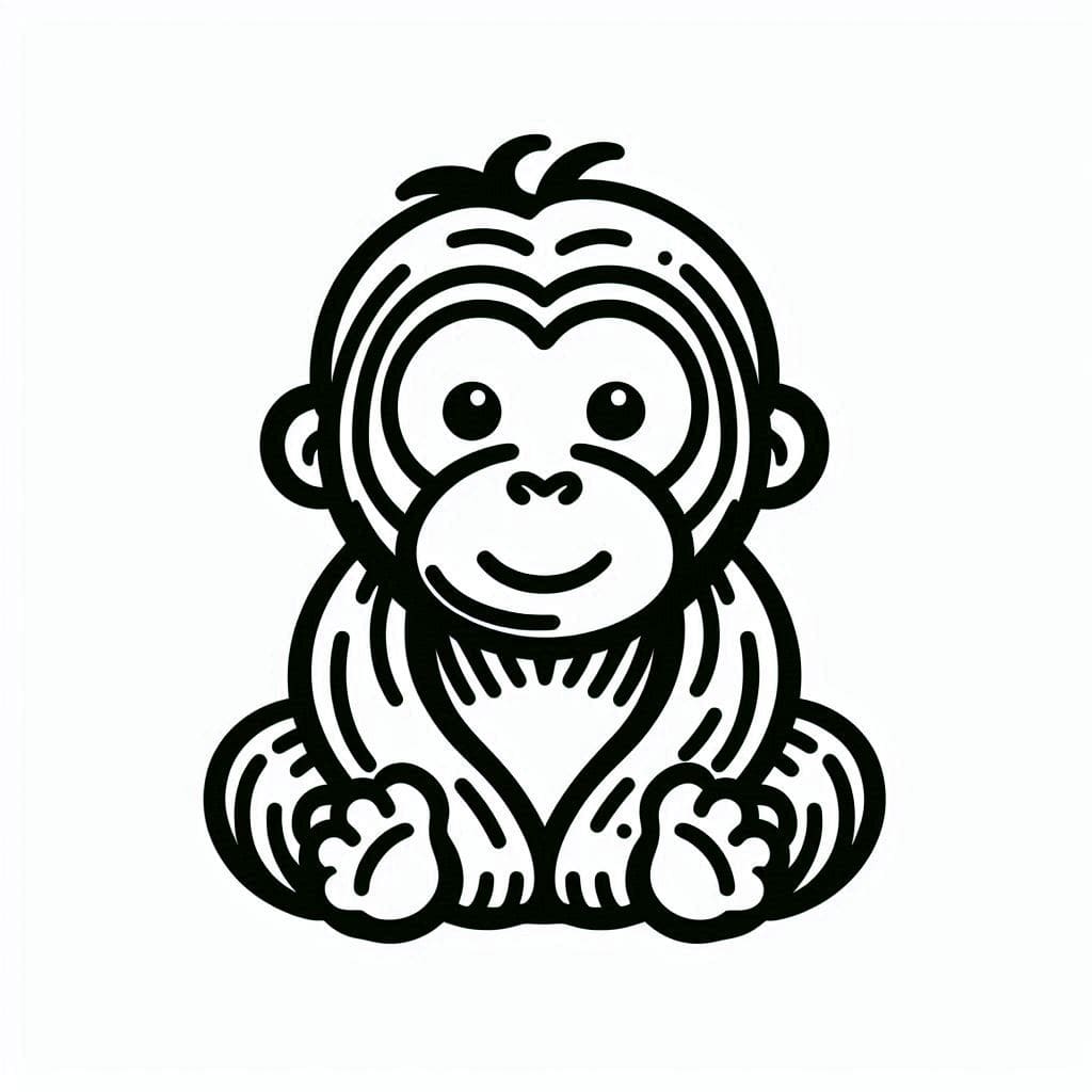 Orangutan dapat dicetak gratis