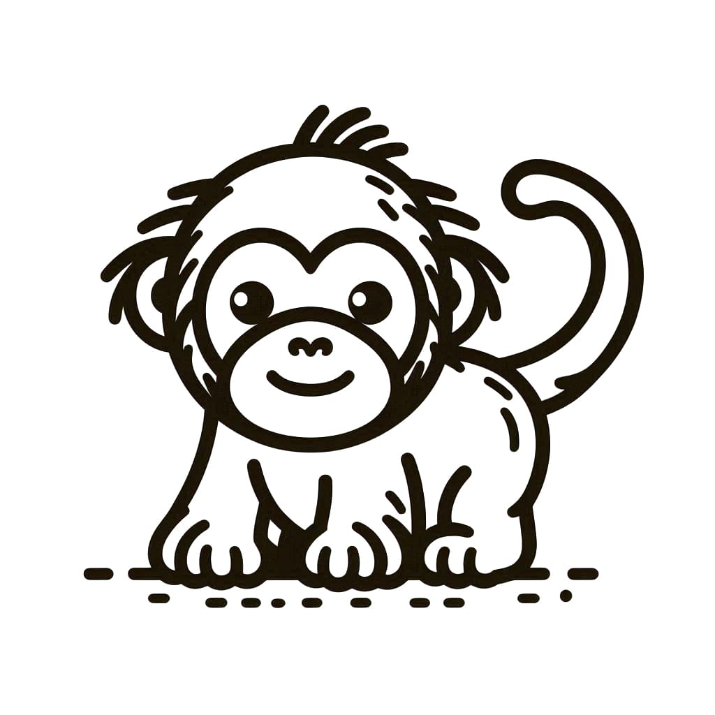 Orangutan kecil