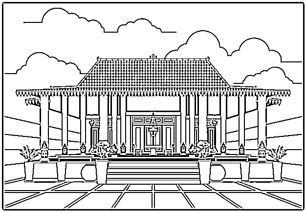 Rumah Joglo untuk dicetak