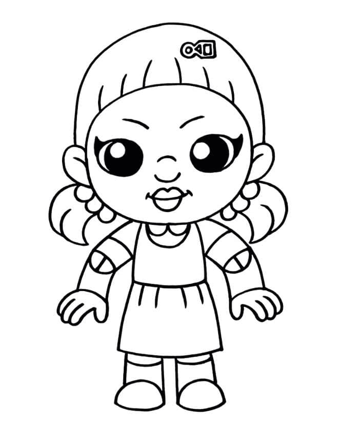 Squid Game Boneka lucu