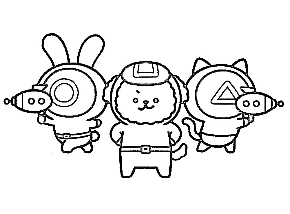 Squid Game Kartun