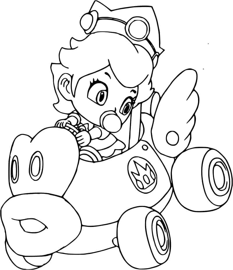 Bayi Peach di Mario Kart