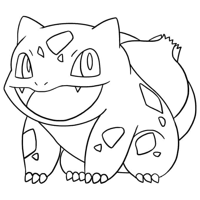 Bulbasaur yang bahagia