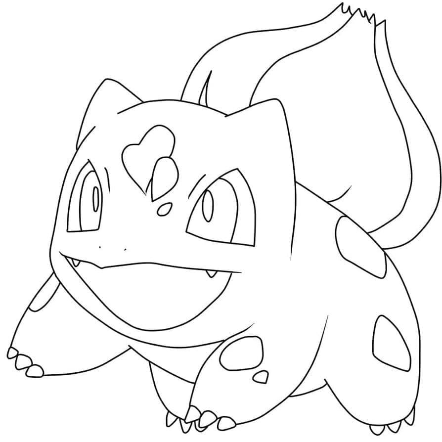 Bulbasaur yang ceria