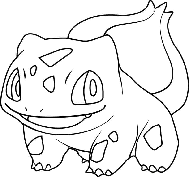 Bulbasaur yang tersenyum