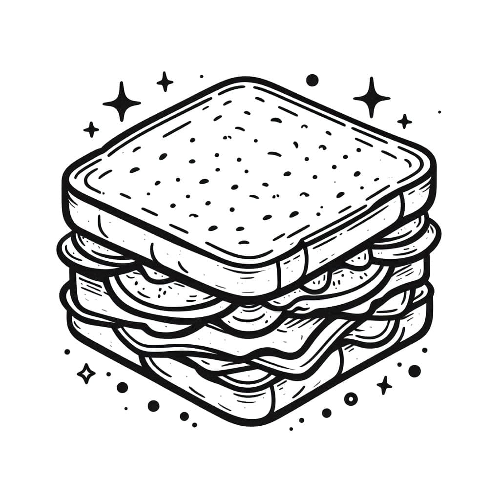 Cetak Sandwich untuk anak-anak