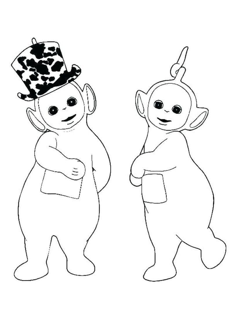 Dipsy dan Laa-Laa dari Teletubbies