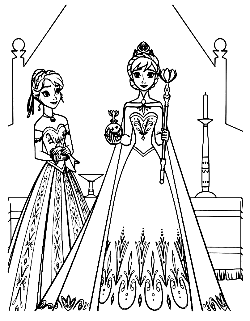 Elsa dengan Suster Anna