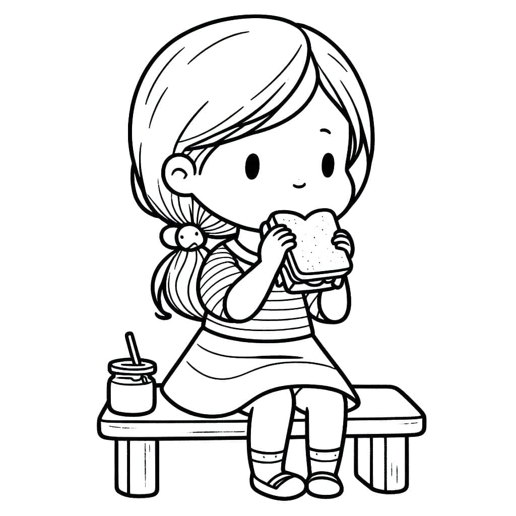 Gadis dengan Sandwich