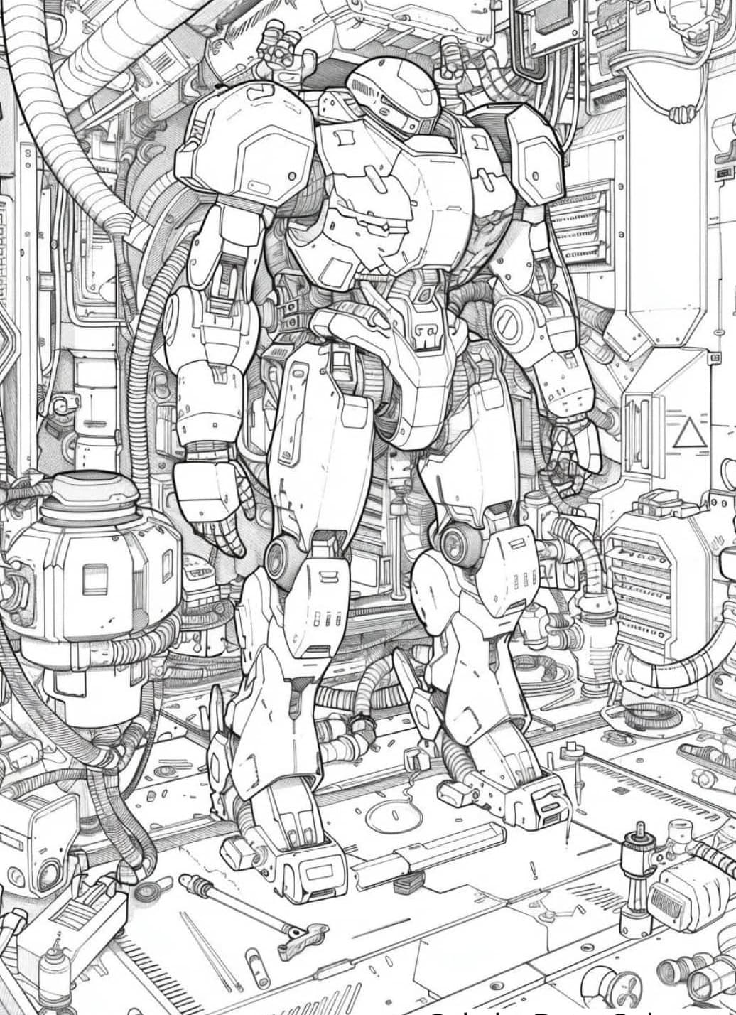 Gundam Hitam dan Putih