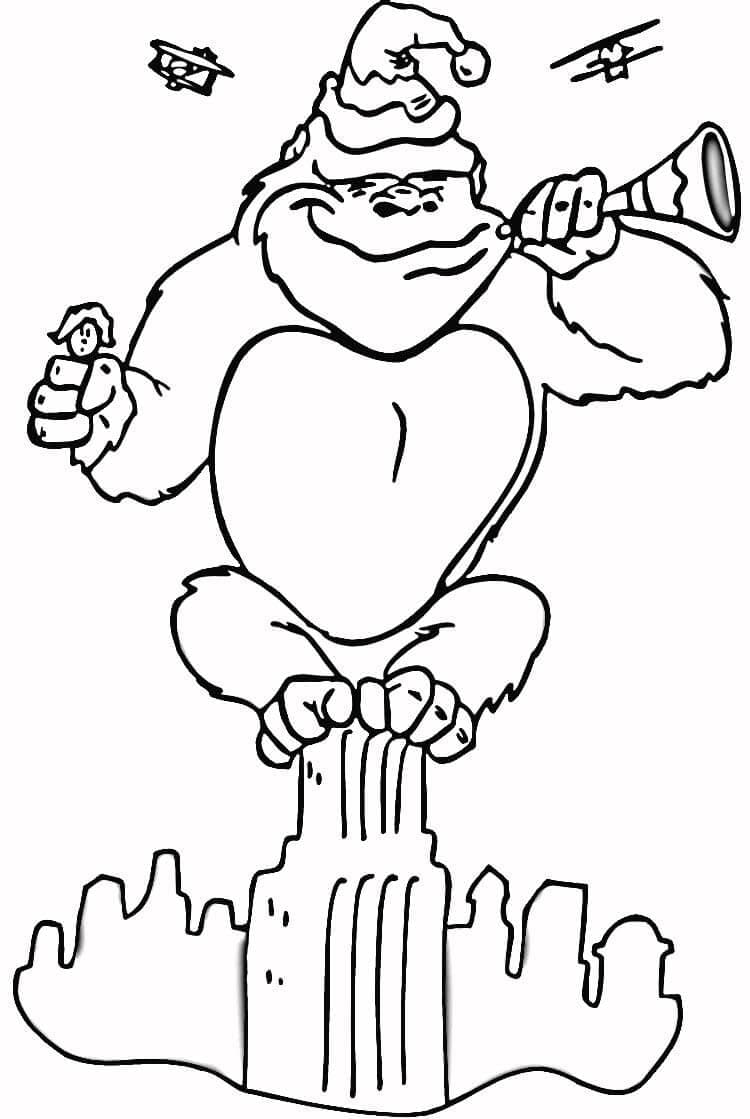 King Kong Memainkan Terompet