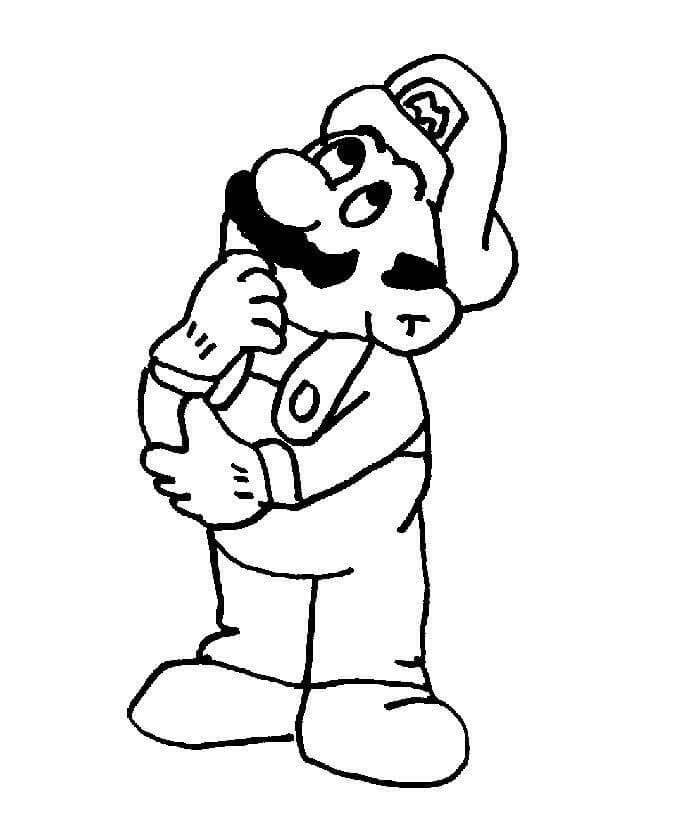 Mario dalam pikirannya